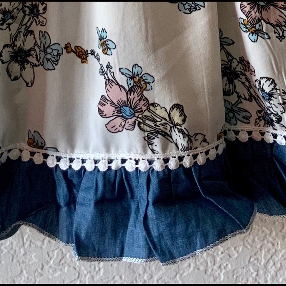 🎈🎈Prinicess Toddler Girls Floral Party Dress - Picture 6 of 6